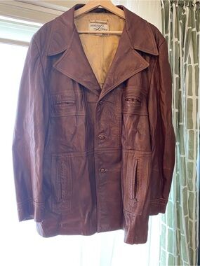 Men's Brown Leather Jacket